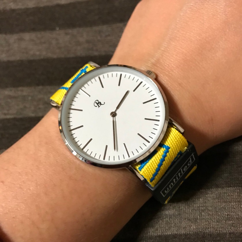 ダイソーの腕時計：ブラップベルトウォッチ