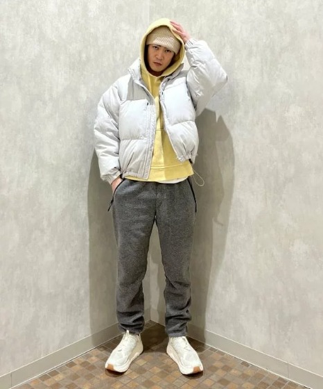 ホワイト×スウェット