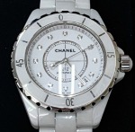 J12　ホワイトセラミック 12Pダイヤ付