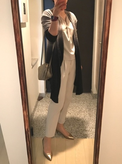 オフィスコーデ＋AppleWatch