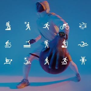 本体からトレーニングメニューが選べる