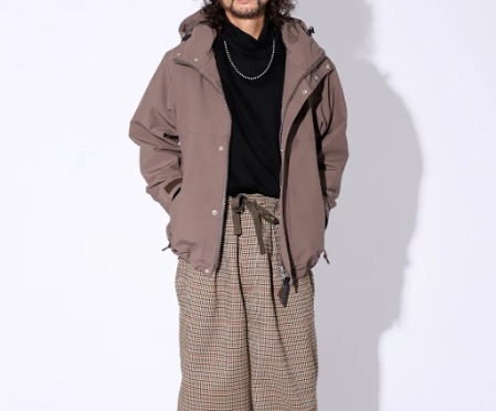 ブラウン同系色コーデ