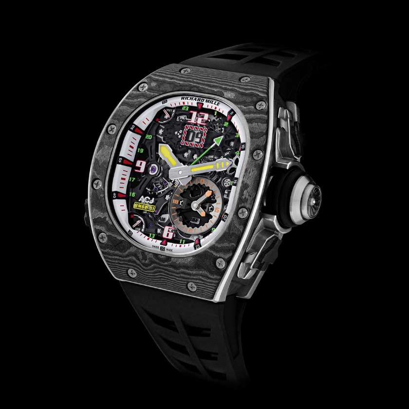 3位：RM 62-01　TOURBILLON VIBRATING ALARMAIRBUS CORPORATE JETS