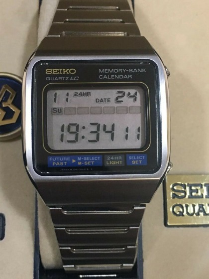 SEIKO M354 MEMORY BANK CALENDAR