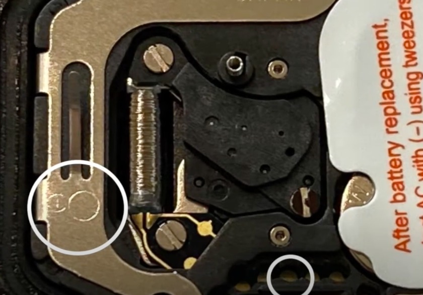 STEP3：時計をリセットし裏蓋を戻す