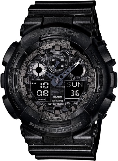 G-SHOCK オールブラック GA-100CF-1AJF