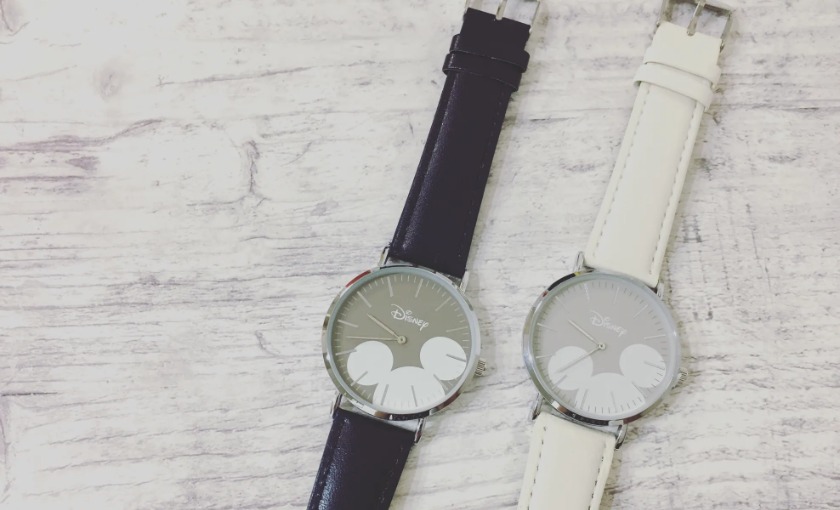 ダイソーの腕時計：ディズニーデザイン腕時計