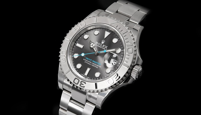 ロレックス"ヨットマスター"は渋いグレーがおしゃれ