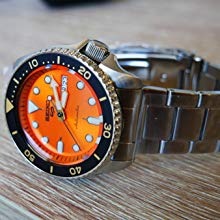 セイコー5 ダイバー オレンジ SRPD59K1