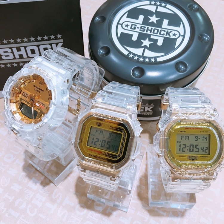 G-SHOCK(カシオ)35周年モデルの人気おすすめランキング3選【スケルトン編】