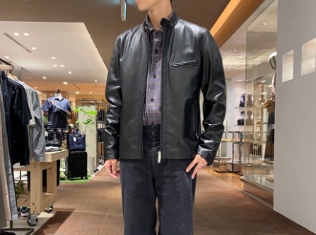 ライダースときれいめシャツ