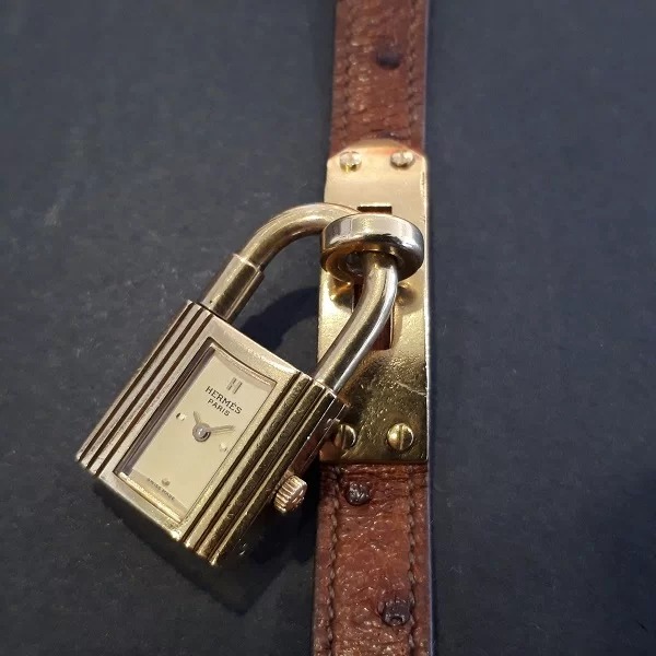 エルメス ケリーウォッチ オーストリッチベルト