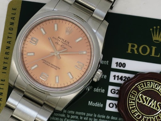 ロレックスのエアキング"ピンク”は男性こそつけるべき