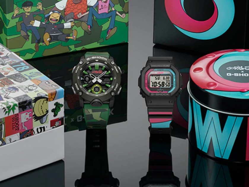 G-SHOCK"GORILLAZ"コラボは新鮮なデザインとカラーで人気