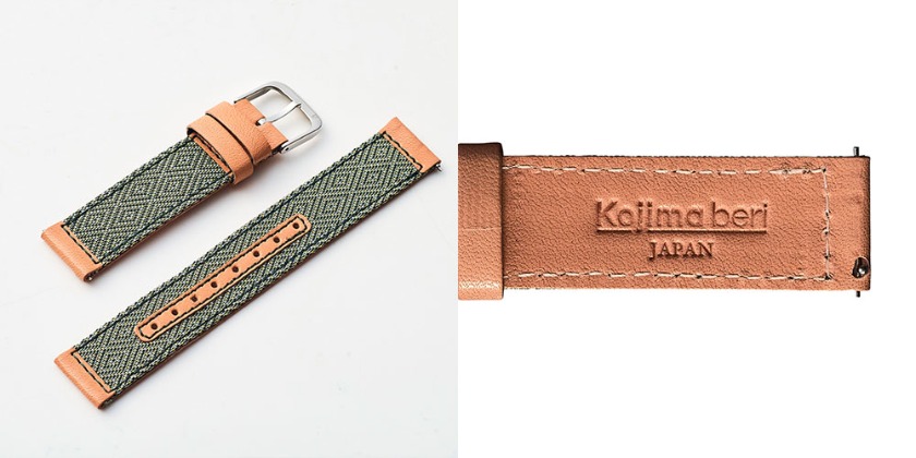 Knotの腕時計ストラップ　高田織物ベルト