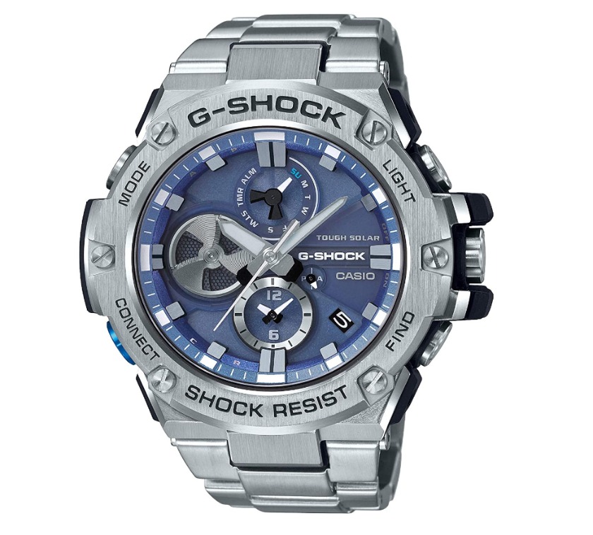 G-SHOCKシルバー（銀色）「GST-B100D-2AJF」