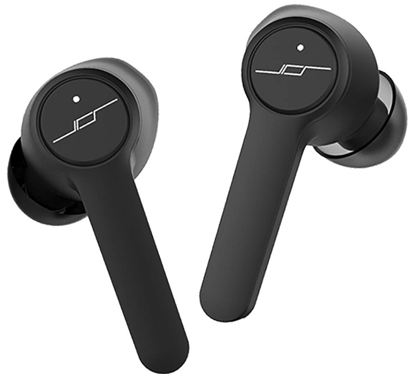 ②ワイヤレスイヤホンを使用し快適に登山