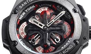 リューズを2段階目まで引き出す