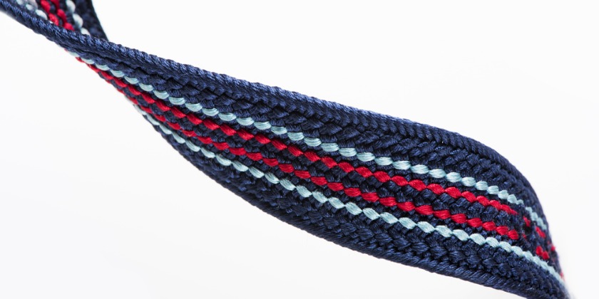 Knotの腕時計ストラップ　昇苑くみひもベルト