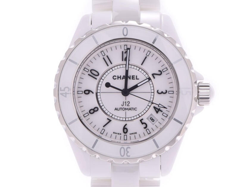 シャネル(CHANEL)の白/ホワイトの腕時計：J12 H0970
