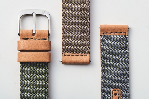 ジャガード織りベルトで時計に高級感をプラス