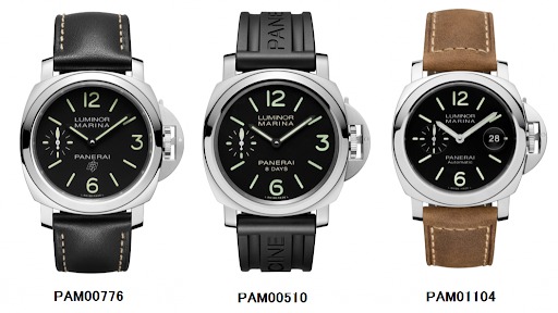 パネライの42mm・44mmは両方ともに味わいがある