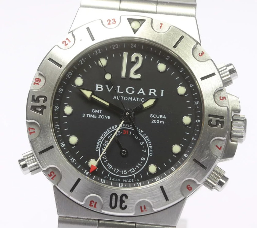 ブルガリ ディアゴノスクーバ― SD38S GMT