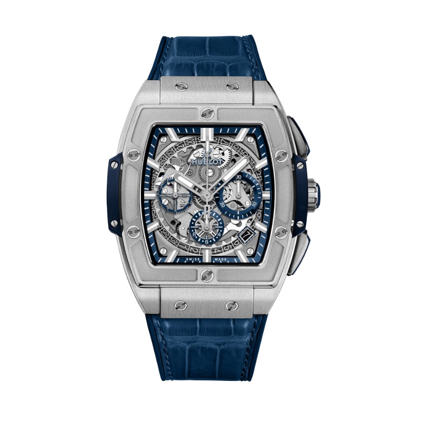 ウブロ  スピリット オブ ビッグバン チタニウム ブルー  641.NX.7170.LR