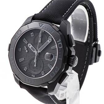 アクアレーサー キャリバー16 クロノグラフ ブラックファントム CAY218B.FC6370