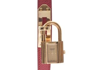 エルメス ケリーウォッチ ゴールド文字盤 Z刻印