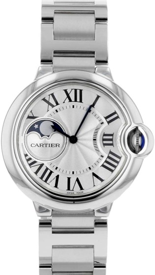 カルティエ WSBB0021 バロンブルー ムーンフェイズ