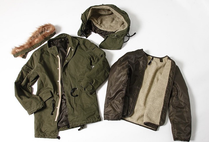 着まわしの効くミリタリージャケットはコーデの強い味方