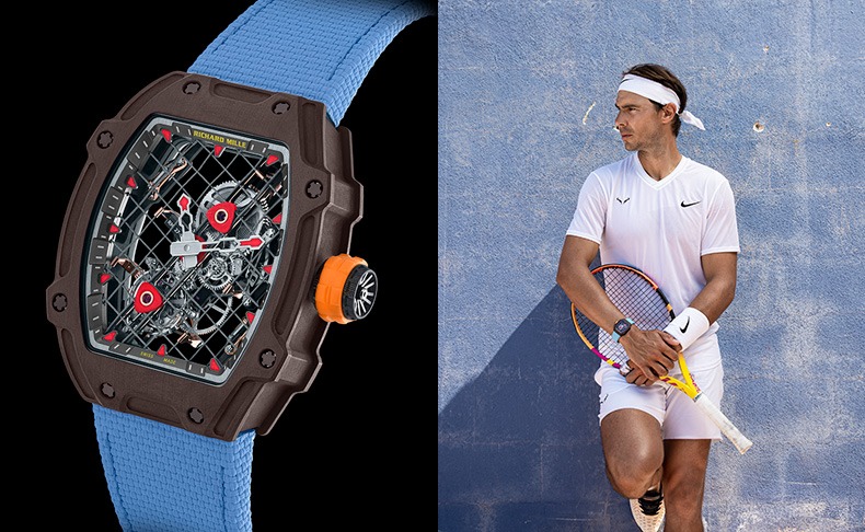ラファエル・ナダルはリシャールミルの時計が好き