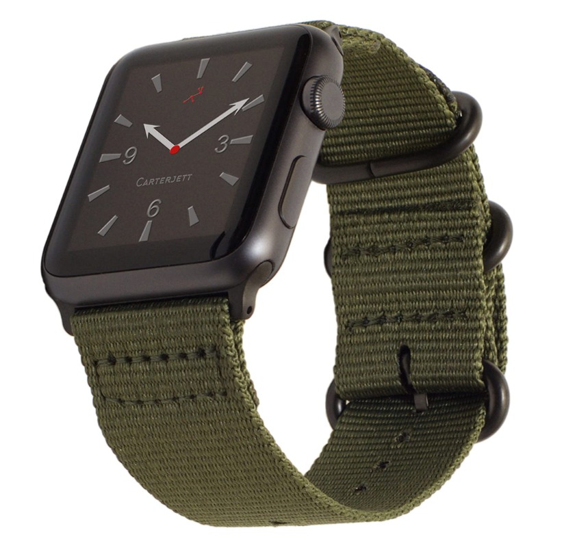 AppleWatch5のバンド「ナイロンバンド NATOベルト」