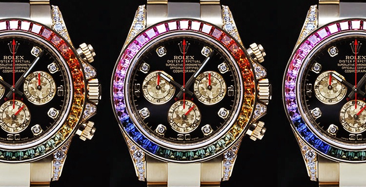 ロレックス"デイトナレインボー"の買取相場や人気買取業者を比較