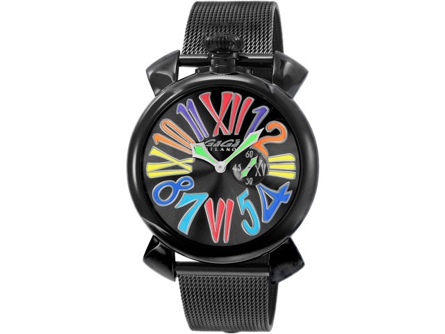 MANUALE SLIM 46MM MANUEL BLACK 5082.1