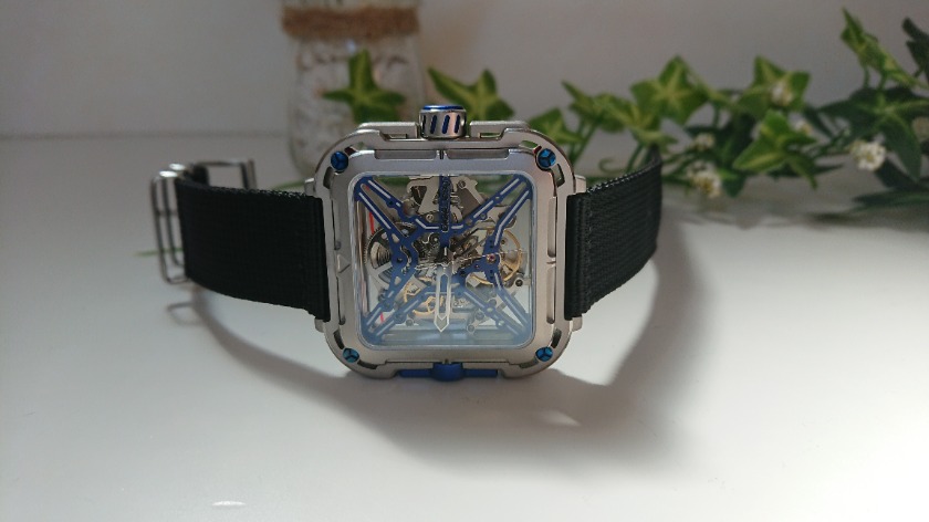 裏側まで透明なスケルトン仕様