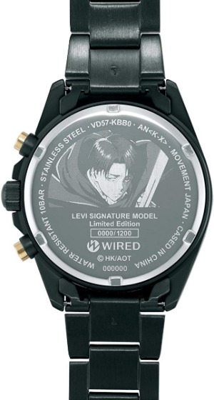 進撃の巨人×WIRED リヴァイ限定モデル