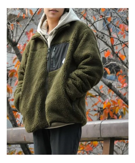 フリースシャツジャケット