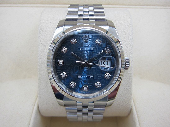 デイトジャスト×10Pダイヤ 116234Gの買取相場