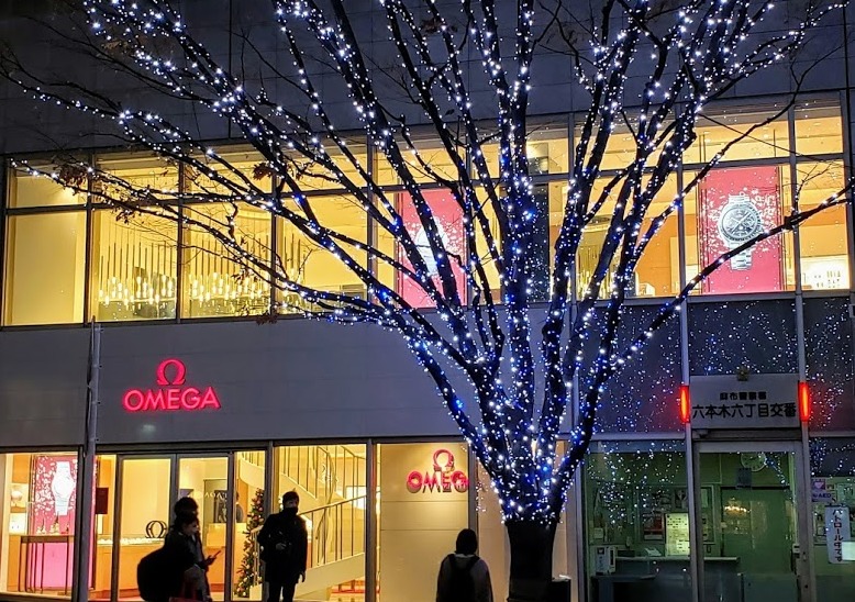 六本木の時計店：オメガブティック