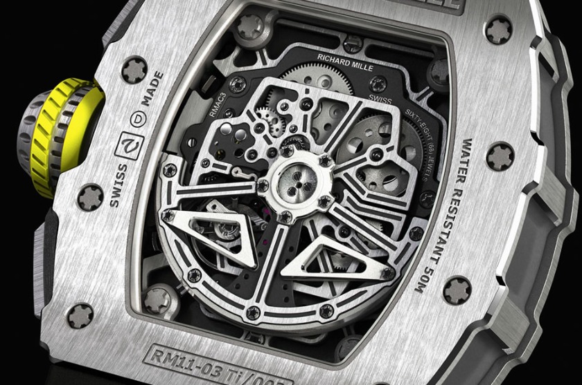RM 025   TOURBILLON CHRONOGRAH DIVERの特徴