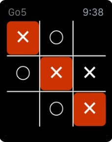 AppleWatchのゲームアプリ：五目並べ - Line up 5 in a rowの特徴・機能
