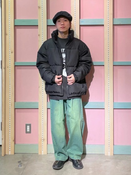 秋冬1：ブラック×ブラックスウェット