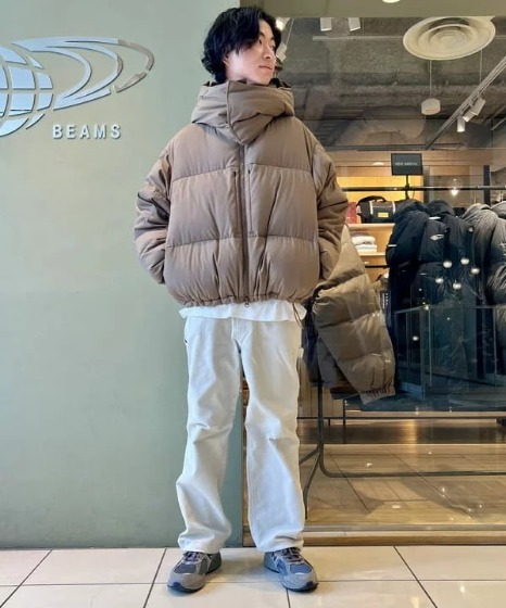 キャメルペインターパンツ