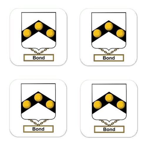 特徴1：インデックス12時の位置にボンド家の紋章を配した