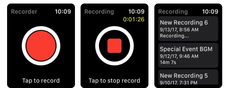 Aurora Recorderの機能