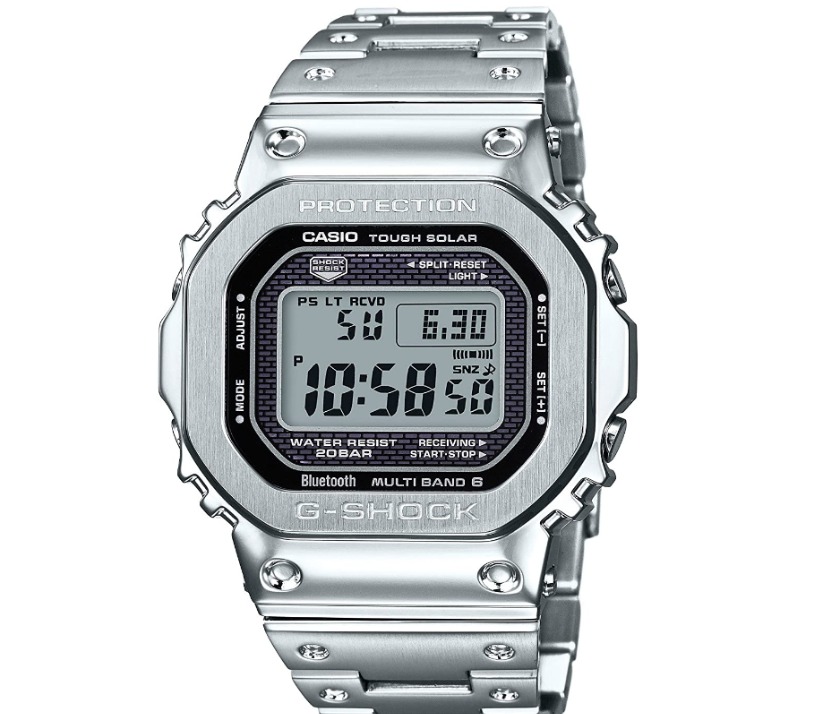 G-SHOCKシルバー（銀色）「GMW-B5000D-1JF」