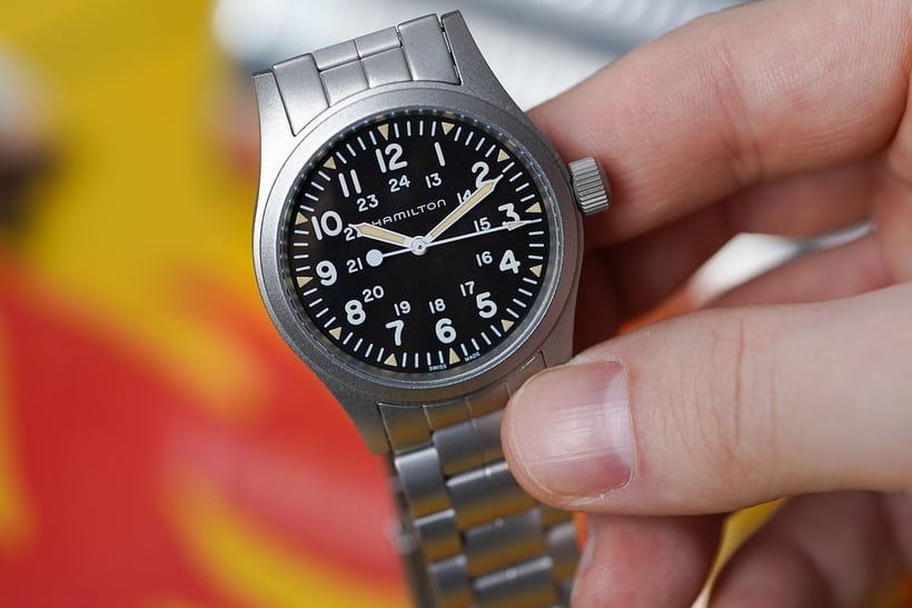 ハミルトン"カーキ"の手巻きモデルの使用感は？