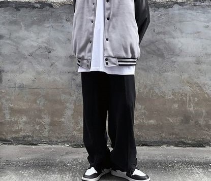 コーデ3：スタジャン×ローカット